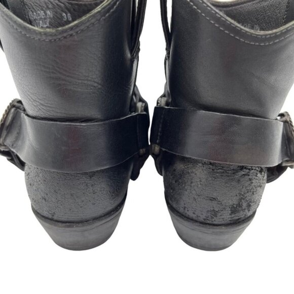 Golden Goose Distress Ankle Boots with Harness Strap Women Size 36 US 6 - Picture 8 of 14